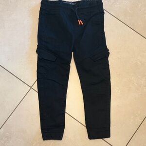 Denim&Co Kids Black Cargo Pants